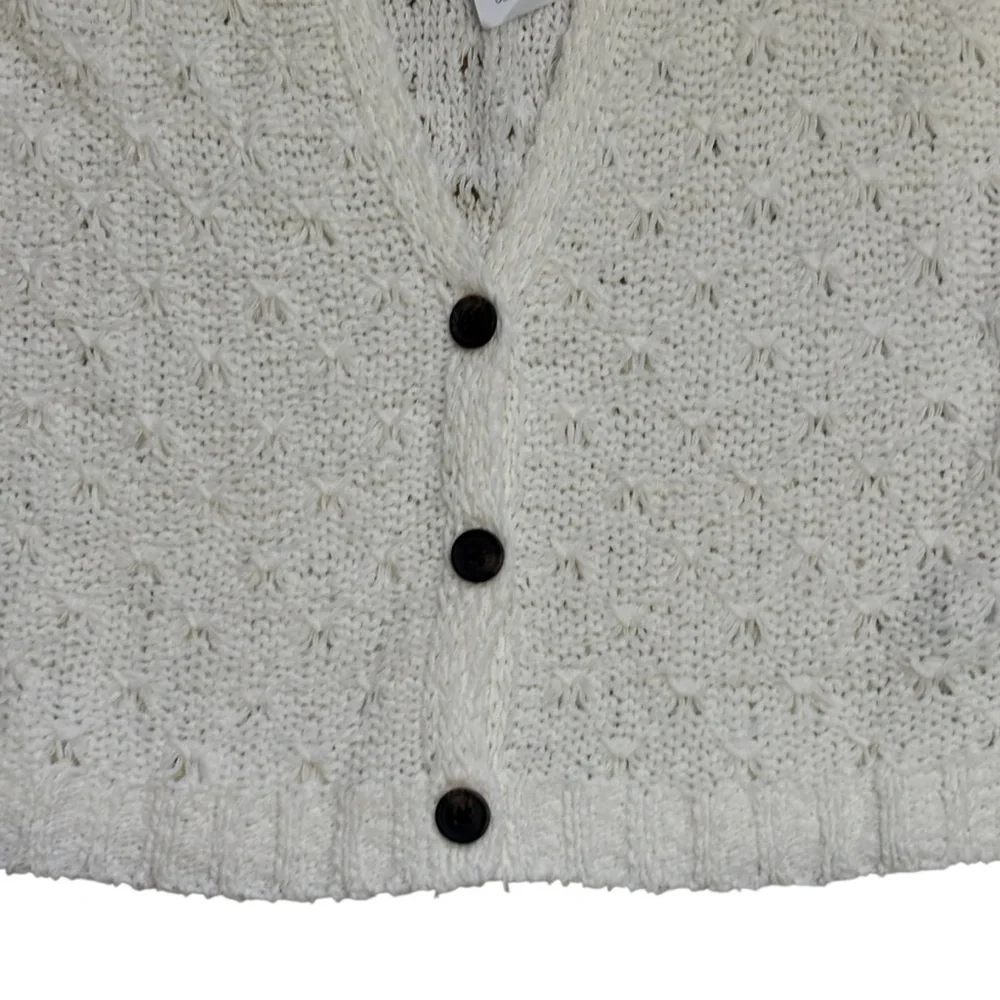 American Eagle Cream Cardigan‎ Sweater - size Small NWT
